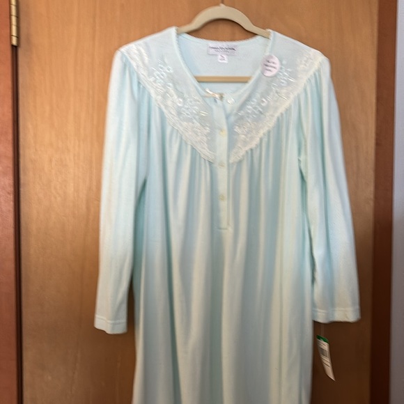 Miss Elaine NWT Robe and nite gown set size PL mint green - Picture 3 of 8